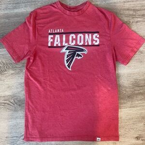 Majestic Atlanta Falcons Men’s Medium Red T-Shirt with Black and White Print